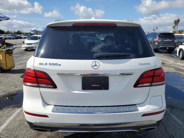 2017 Mercedes-Benz GLE 550E 4matic