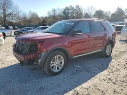 Ford Explorer salvage cars for sale: 2016 Ford Explorer XLT