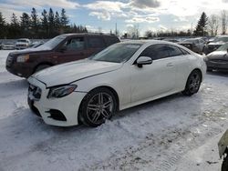 Mercedes-Benz salvage cars for sale: 2018 Mercedes-Benz E 400 4matic