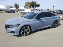 Salvage cars for sale from Copart Martinez, CA: 2022 Honda Accord Sport SE