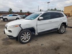 Jeep Grand Cherokee salvage cars for sale: 2017 Jeep Cherokee Limited