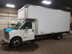 Chevrolet Express salvage cars for sale: 2002 Chevrolet Express G3500