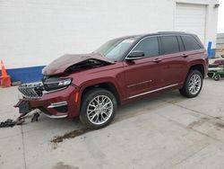 Jeep salvage cars for sale: 2022 Jeep Grand Cherokee Summit