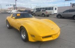 Salvage cars for sale from Copart North Las Vegas, NV: 1981 Chevrolet Corvette