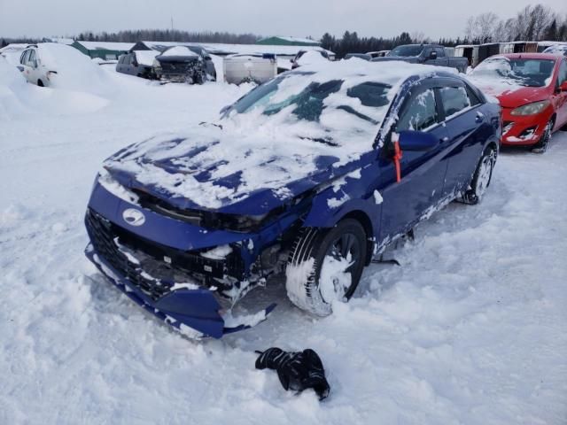 2021 Hyundai Elantra Blue