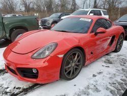 Porsche salvage cars for sale: 2014 Porsche Cayman S