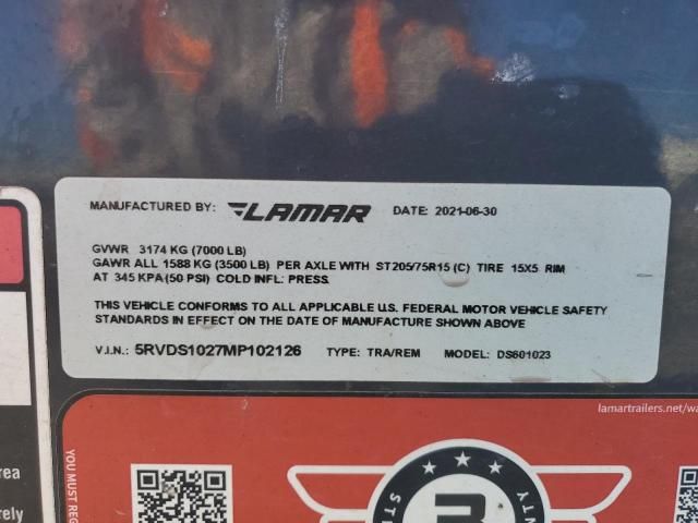 2021 Lamar Dump Trailer