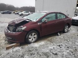 Honda salvage cars for sale: 2015 Honda Civic LX