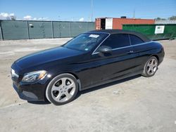 Vehiculos salvage en venta de Copart Homestead, FL: 2017 Mercedes-Benz C300