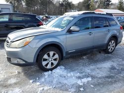 Salvage cars for sale from Copart Mendon, MA: 2011 Subaru Outback 2.5I Limited