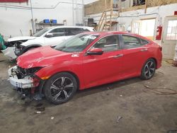 Honda Civic salvage cars for sale: 2018 Honda Civic Touring