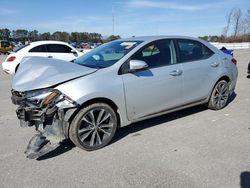 Salvage cars for sale from Copart Dunn, NC: 2017 Toyota Corolla L