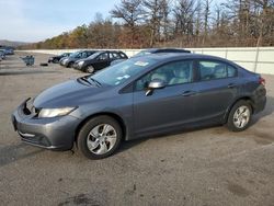 Honda Civic salvage cars for sale: 2013 Honda Civic LX