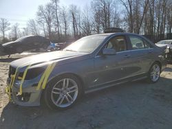 Mercedes-Benz salvage cars for sale: 2012 Mercedes-Benz C 300 4matic