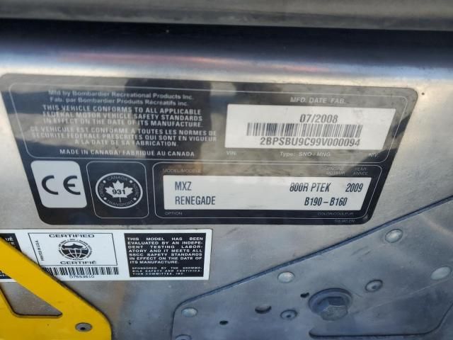 2009 Skidoo 2009 Skidoo MXZ
