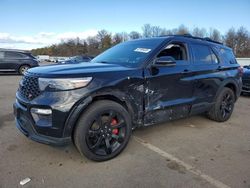 Salvage cars for sale from Copart Brookhaven, NY: 2022 Ford Explorer ST