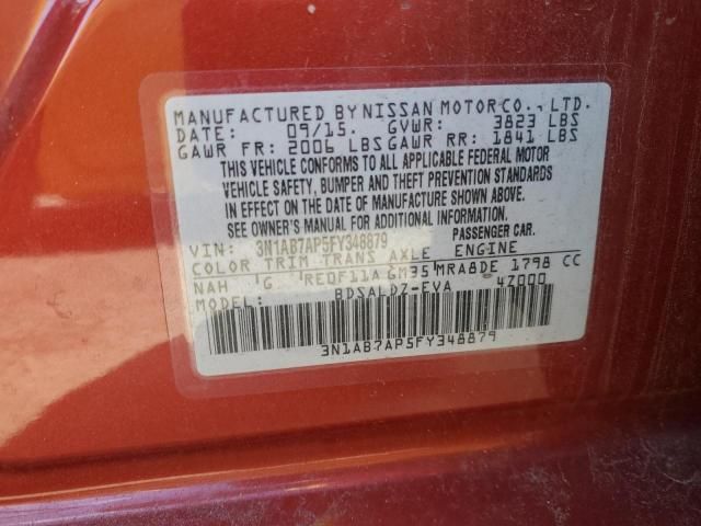 2015 Nissan Sentra S
