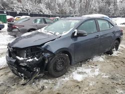 Toyota Corolla salvage cars for sale: 2016 Toyota Corolla L