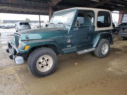 Salvage cars for sale from Copart American Canyon, CA: 1999 Jeep Wrangler / TJ Sahara