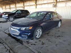 Chevrolet Malibu salvage cars for sale: 2017 Chevrolet Malibu LT