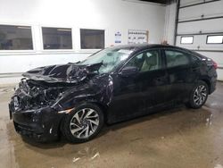 Honda Civic salvage cars for sale: 2017 Honda Civic EX