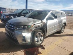 Toyota Highlander Vehiculos salvage en venta: 2017 Toyota Highlander Limited