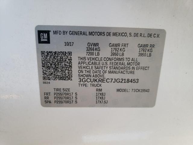 2018 Chev Silverado K1500 LT