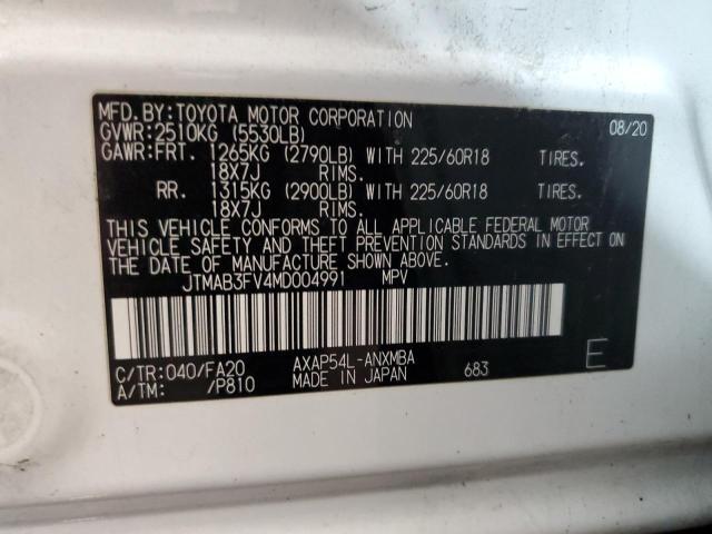 2021 Toyota Rav4 Prime se