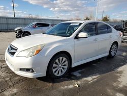 Subaru Legacy Vehiculos salvage en venta: 2012 Subaru Legacy 2.5I Limited