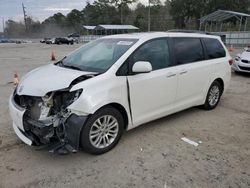 Toyota Sienna xle salvage cars for sale: 2015 Toyota Sienna XLE