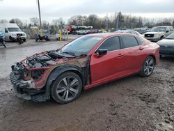 Acura TLX salvage cars for sale: 2021 Acura TLX Advance