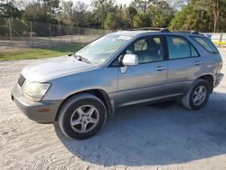 Salvage cars for sale from Copart Fort Pierce, FL: 2002 Lexus RX 300