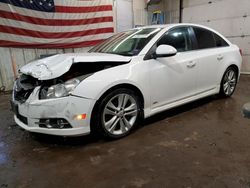 Chevrolet salvage cars for sale: 2013 Chevrolet Cruze LT