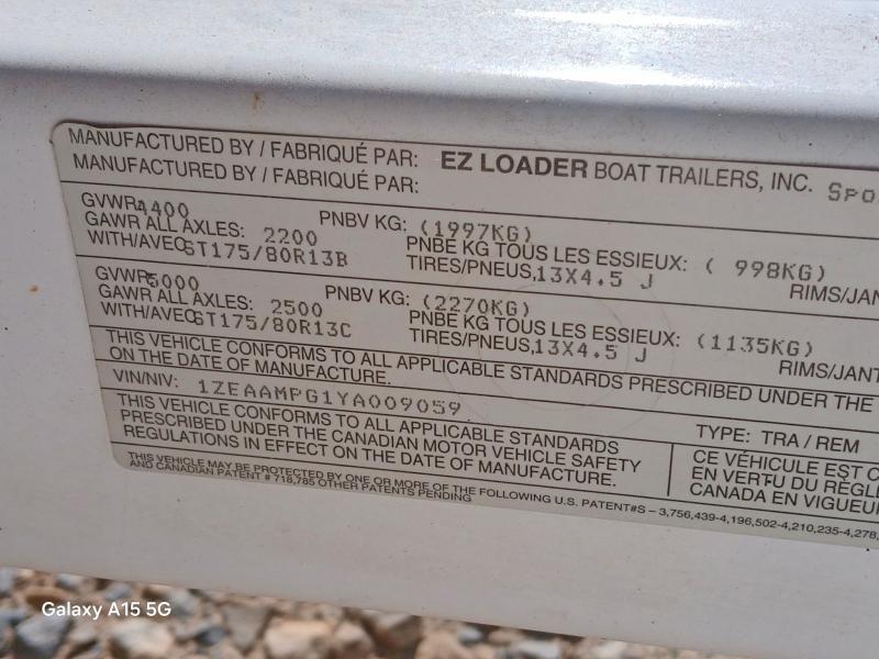 1999 Boat W/trl 27.5