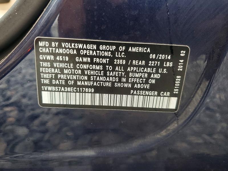 2014 Volkswagen Passat se