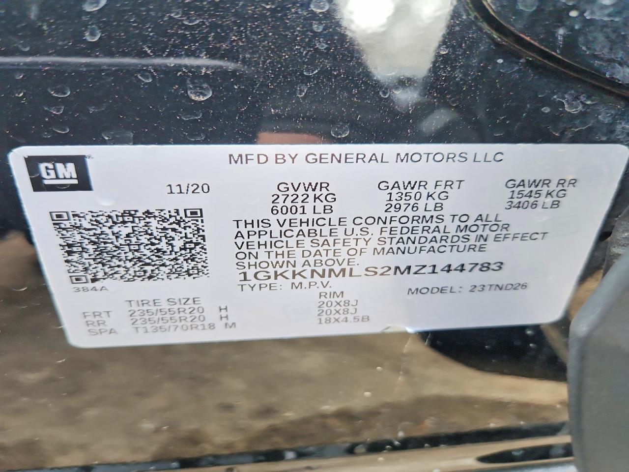 2021 GMC Acadia slt