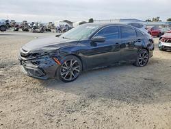 Honda Civic salvage cars for sale: 2020 Honda Civic Sport