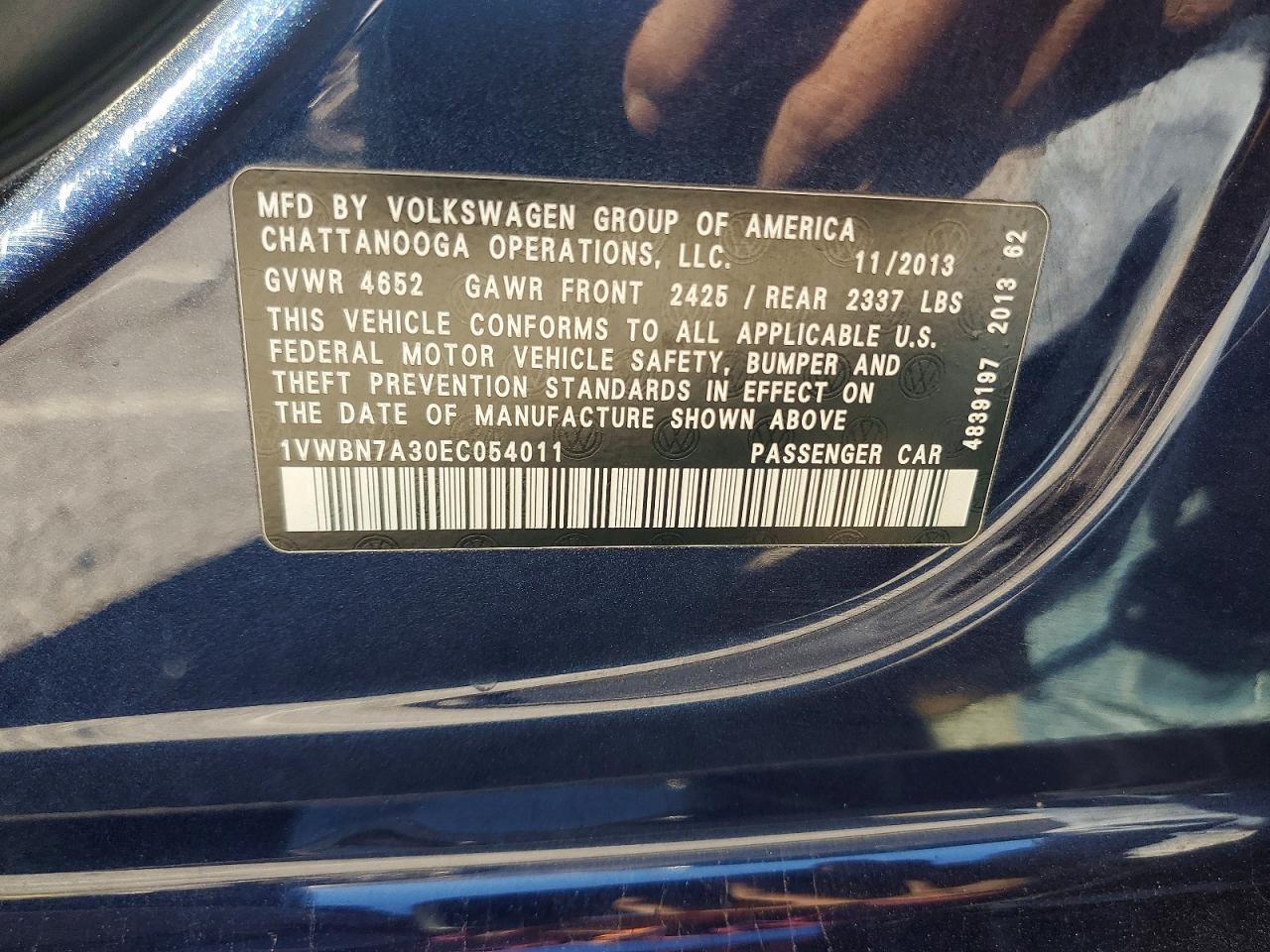 2014 Volkswagen Passat se