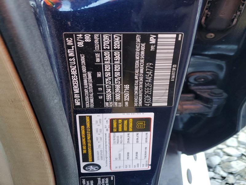 2015 Mercedes-Benz Gl 350 Bluetec