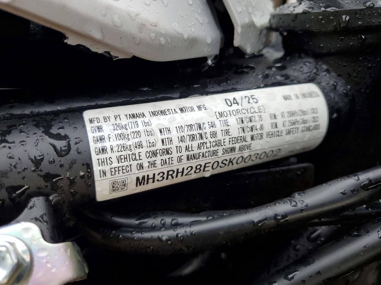 2025 Yamaha MTN320 A