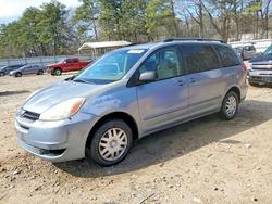 Salvage cars for sale from Copart Austell, GA: 2004 Toyota Sienna le 7 Passenger