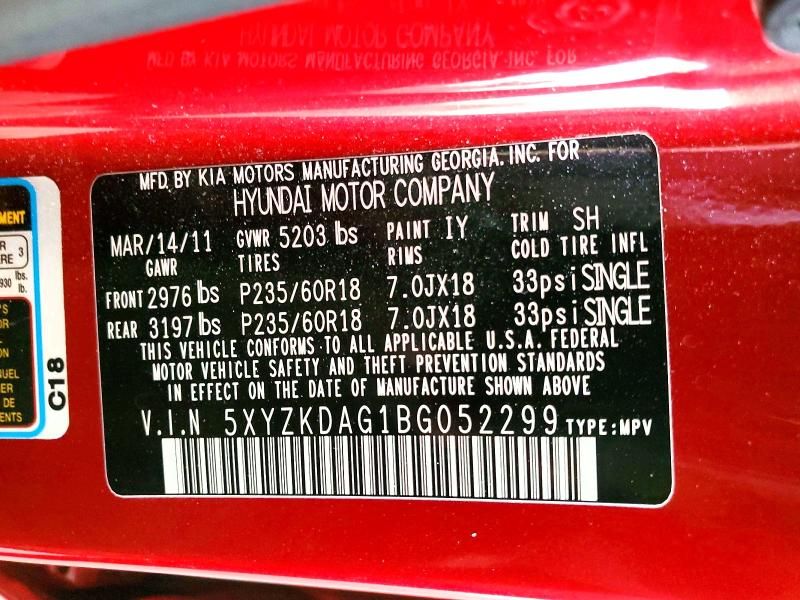 2011 Hyundai Santa fe Limited