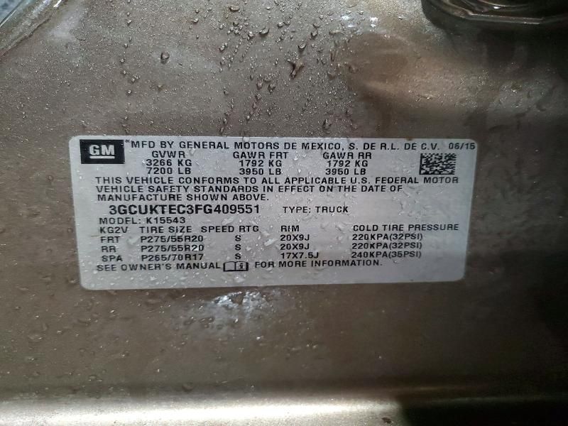 2015 Chevrolet Silverado K1500 High Country