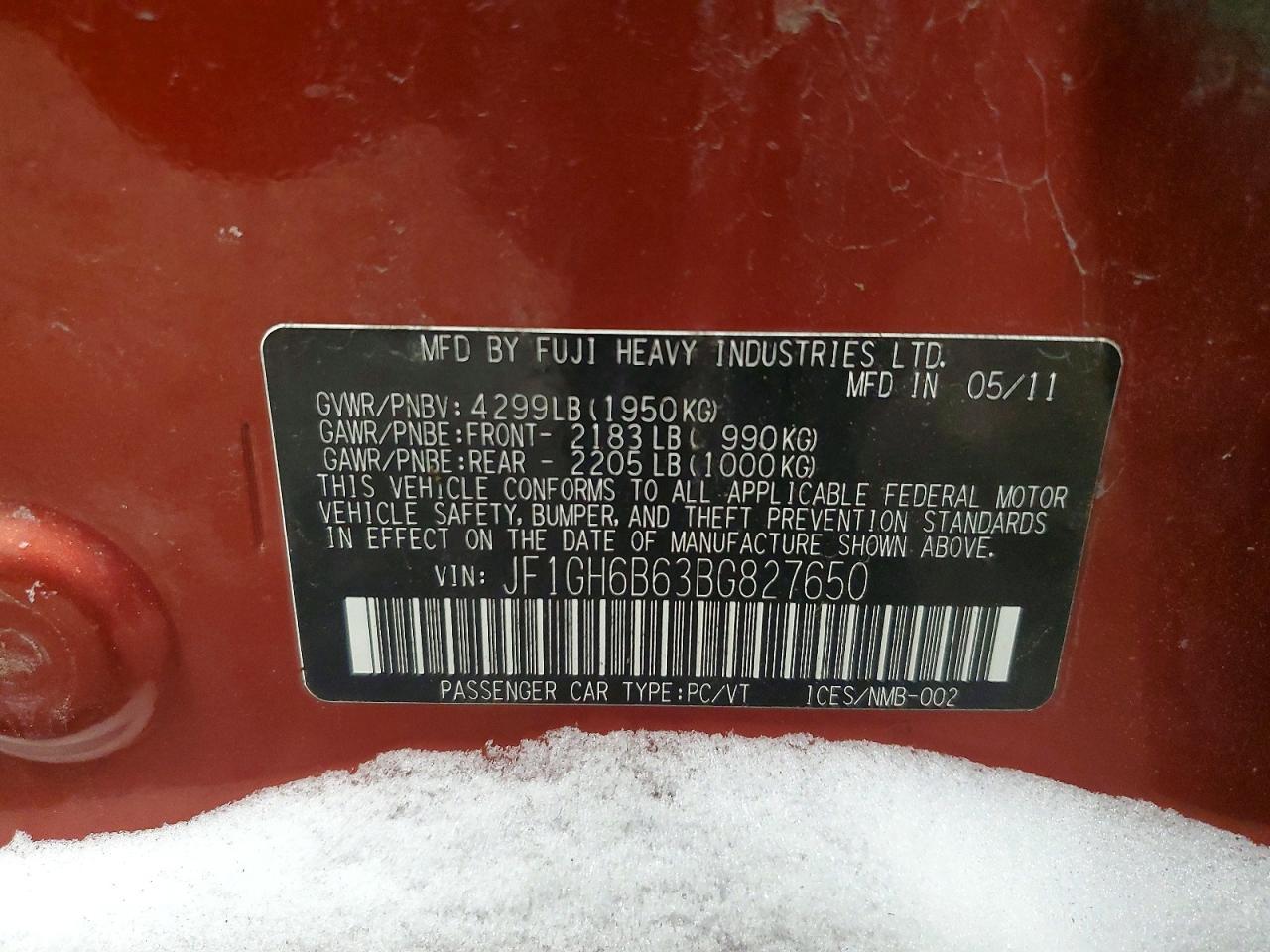 2011 Subaru Impreza 2.5i Premium