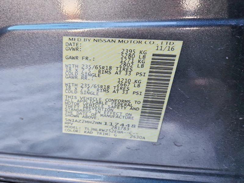 2017 Nissan Murano s