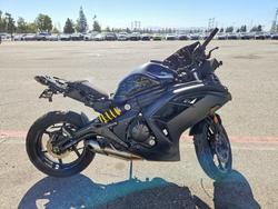 Salvage cars for sale from Copart Rancho Cucamonga, CA: 2013 Kawasaki EX650 E