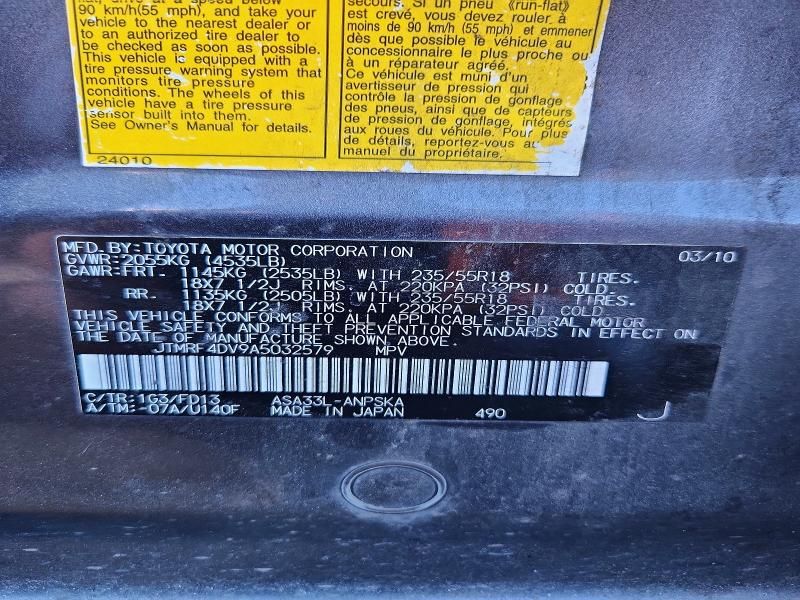 2010 Toyota Rav4 Sport