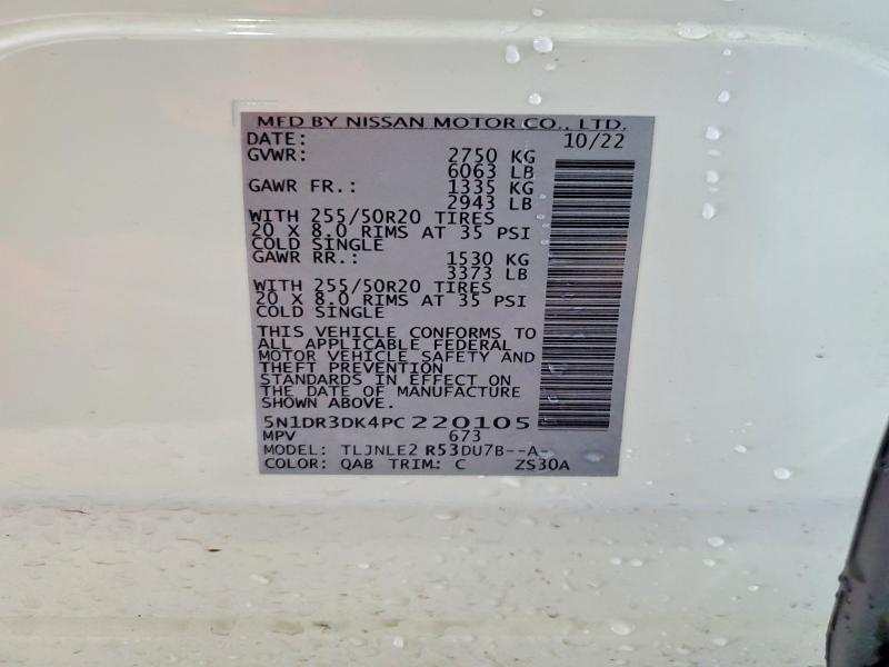 2023 Nissan Pathfinder Platinum