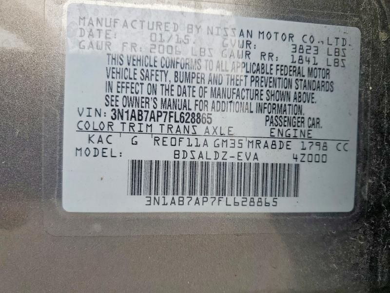 2015 Nissan Sentra s