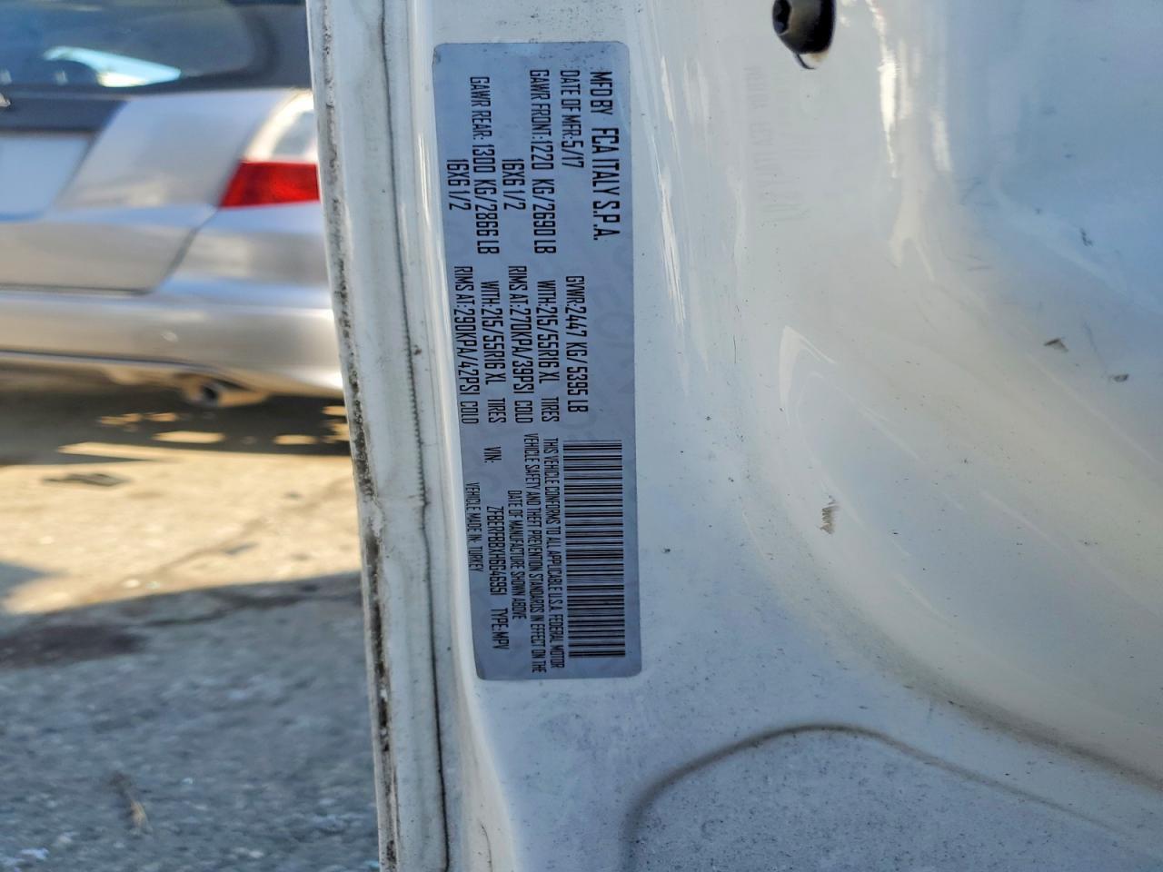 2017 Dodge RAM Promaster City Delivery Van